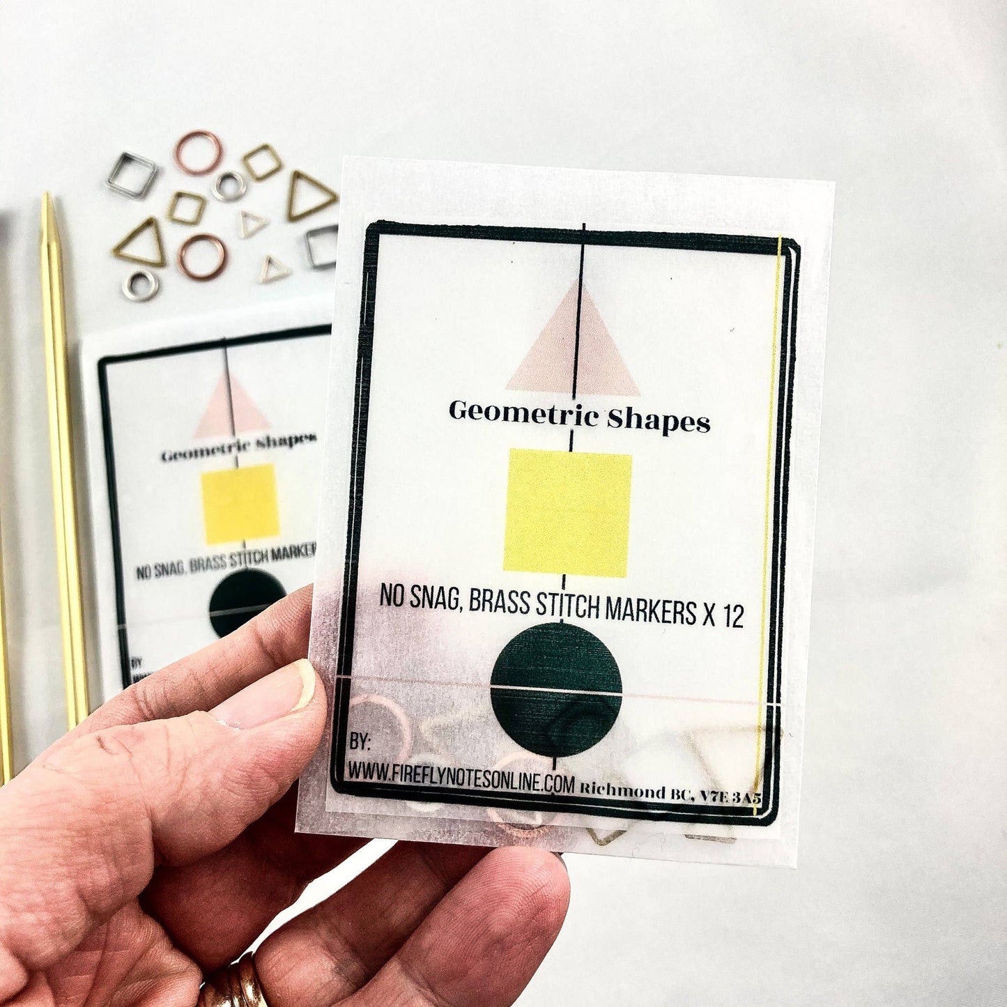 Firefly Notes - Geometric Stitch Marker Pack - Firefly Notes