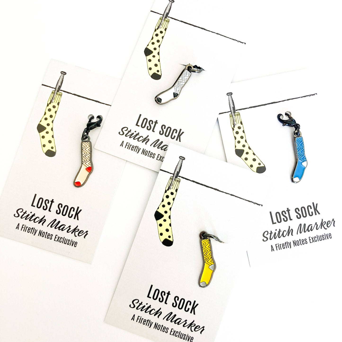 Firefly Notes - Lost sock single stitch marker