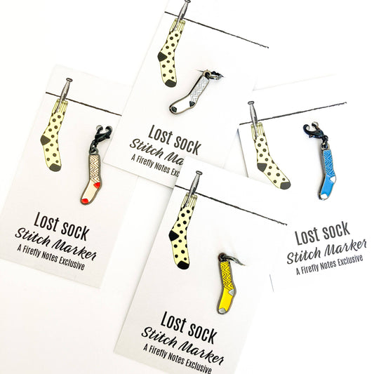 Firefly Notes - Lost sock single stitch marker