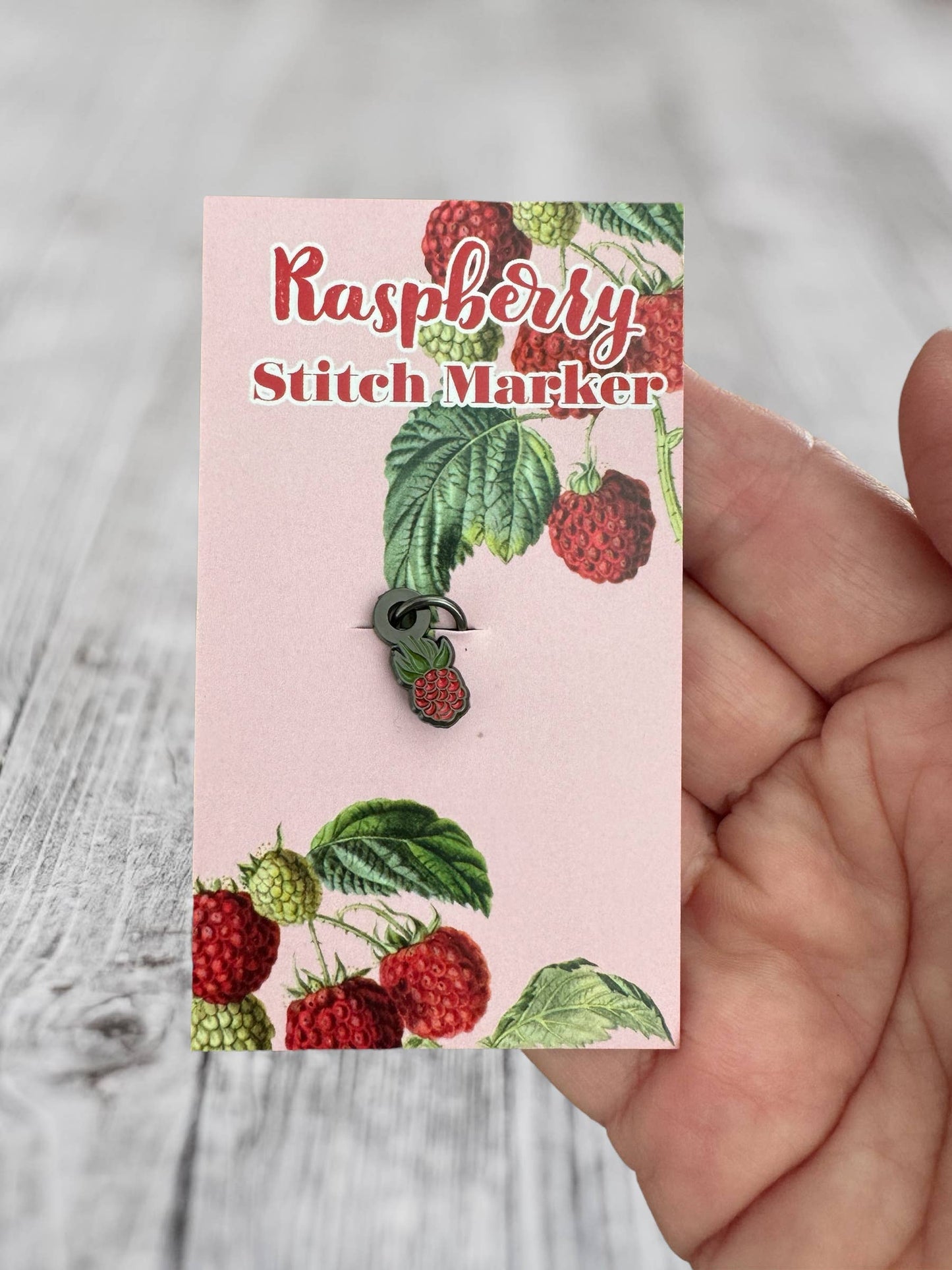 Firefly Notes - Raspberry Single Stitch Markers