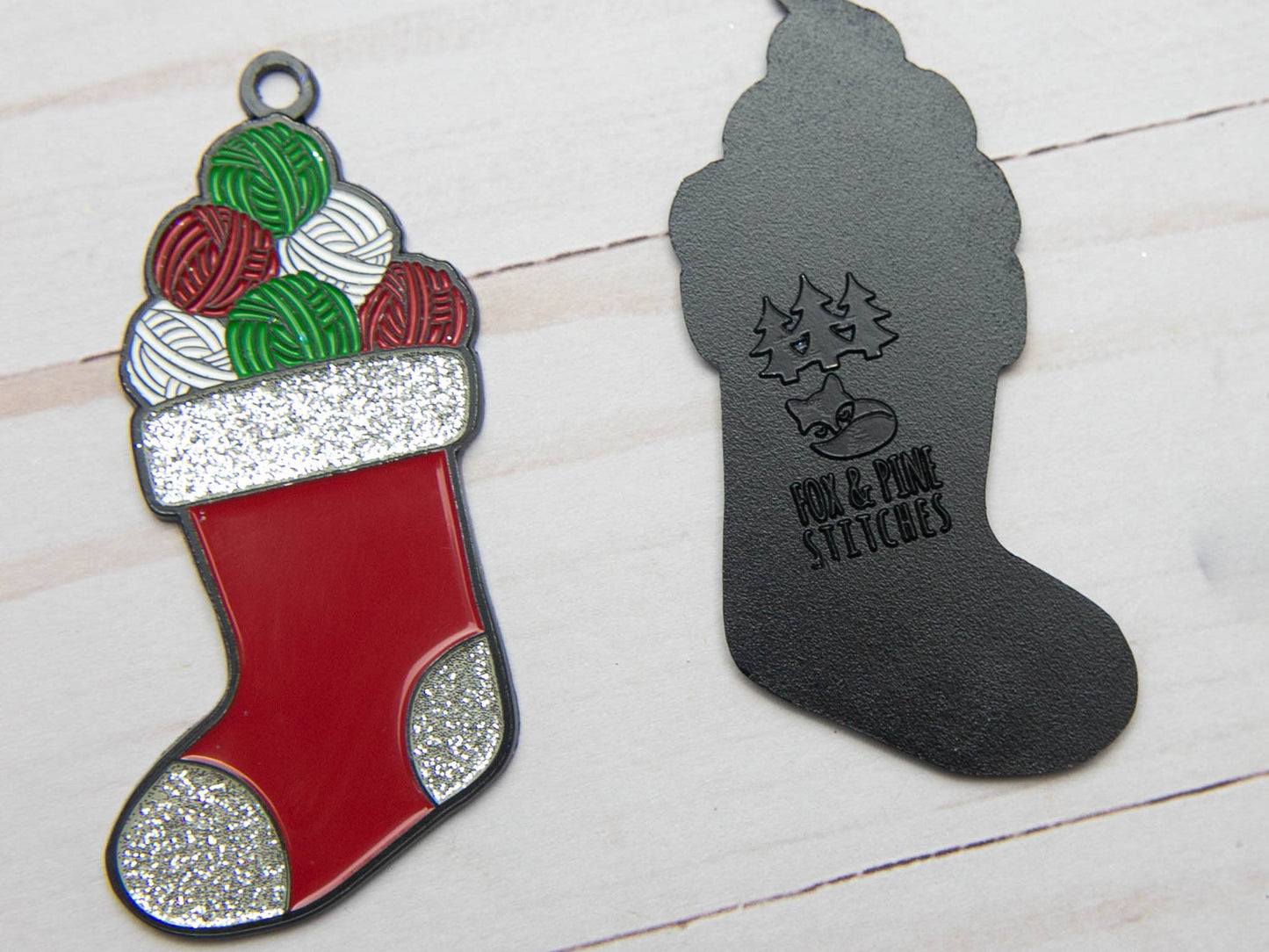 Christmas Stocking Yarn Ornament Knitting Crochet Tree