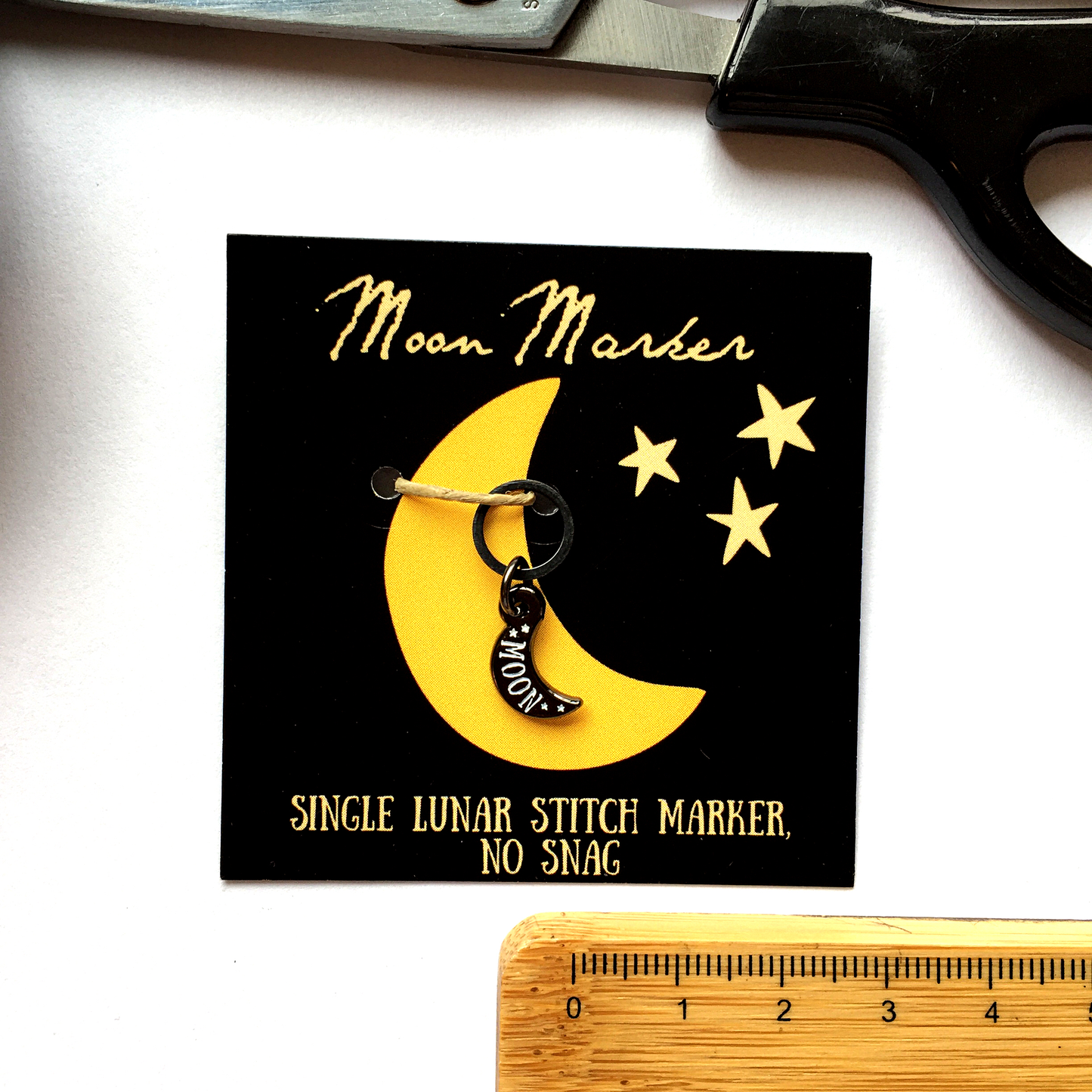 Firefly Notes Moon Stitch Marker- Single