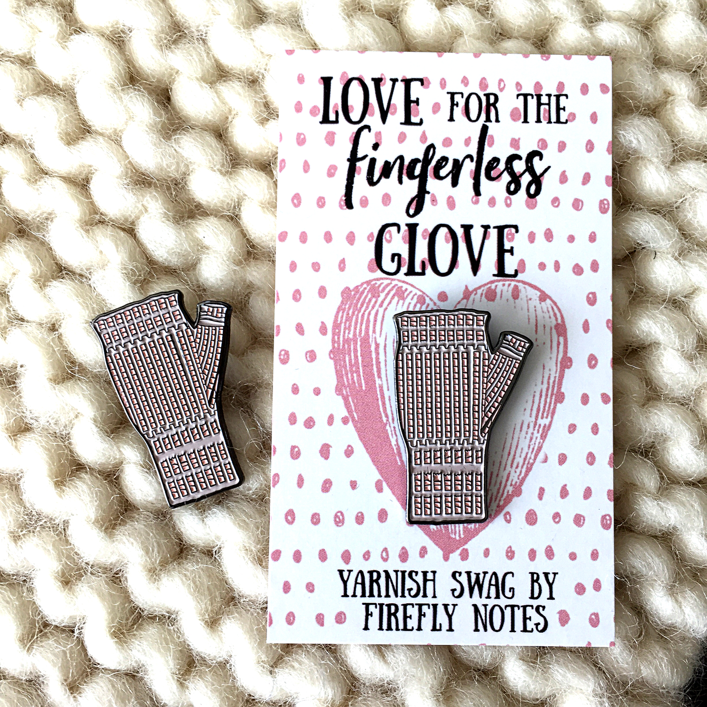 Firefly Notes - Fingerless Glove Enamel Pin