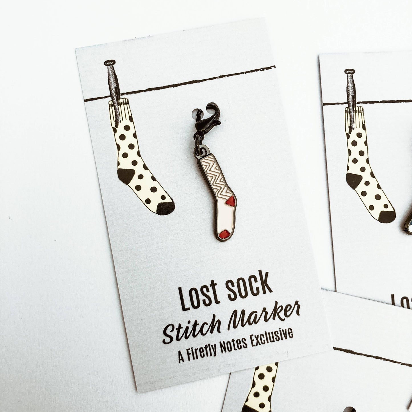 Firefly Notes - Lost sock single stitch marker