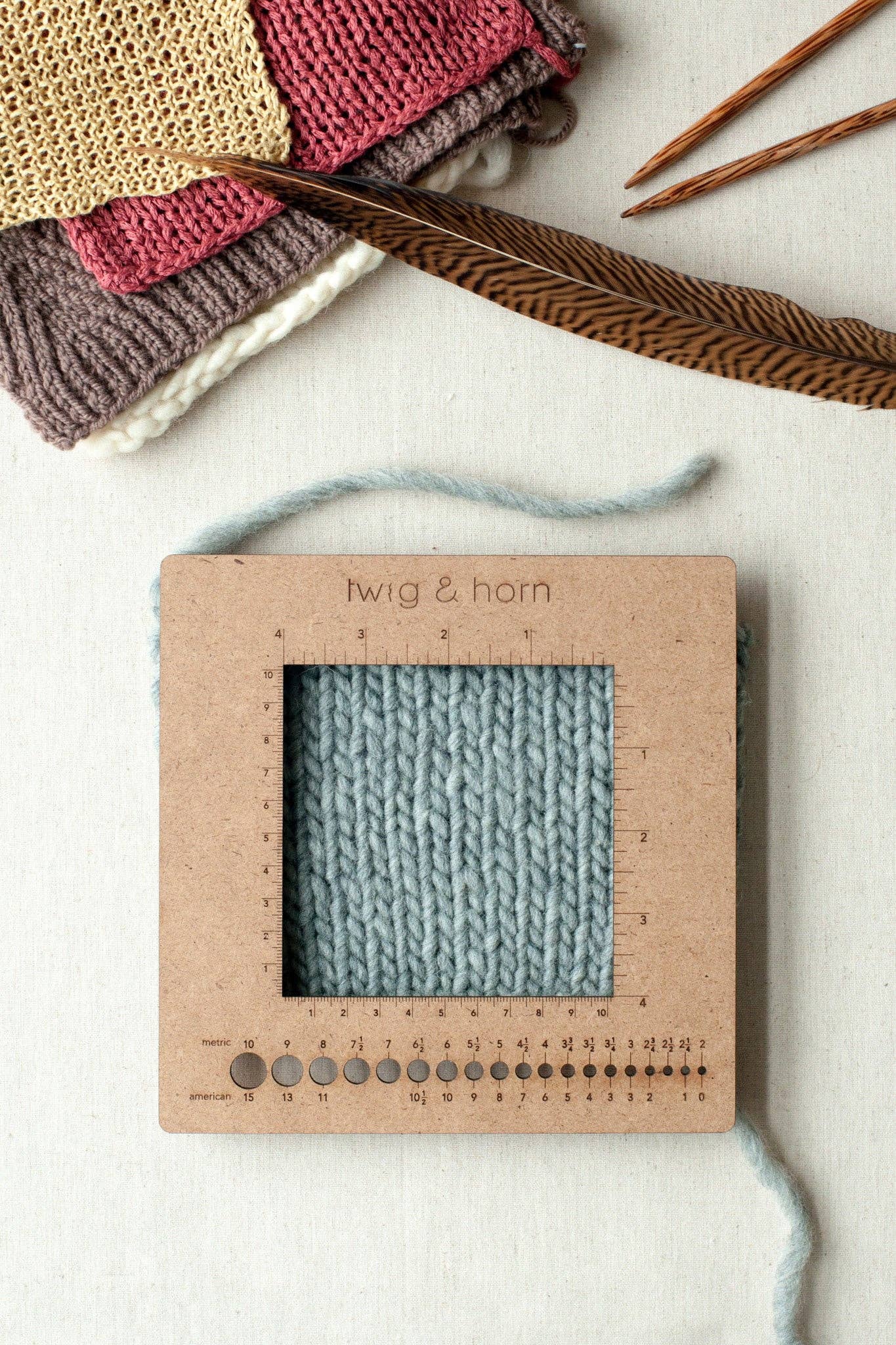 Twig & Horn Square gauge ruler