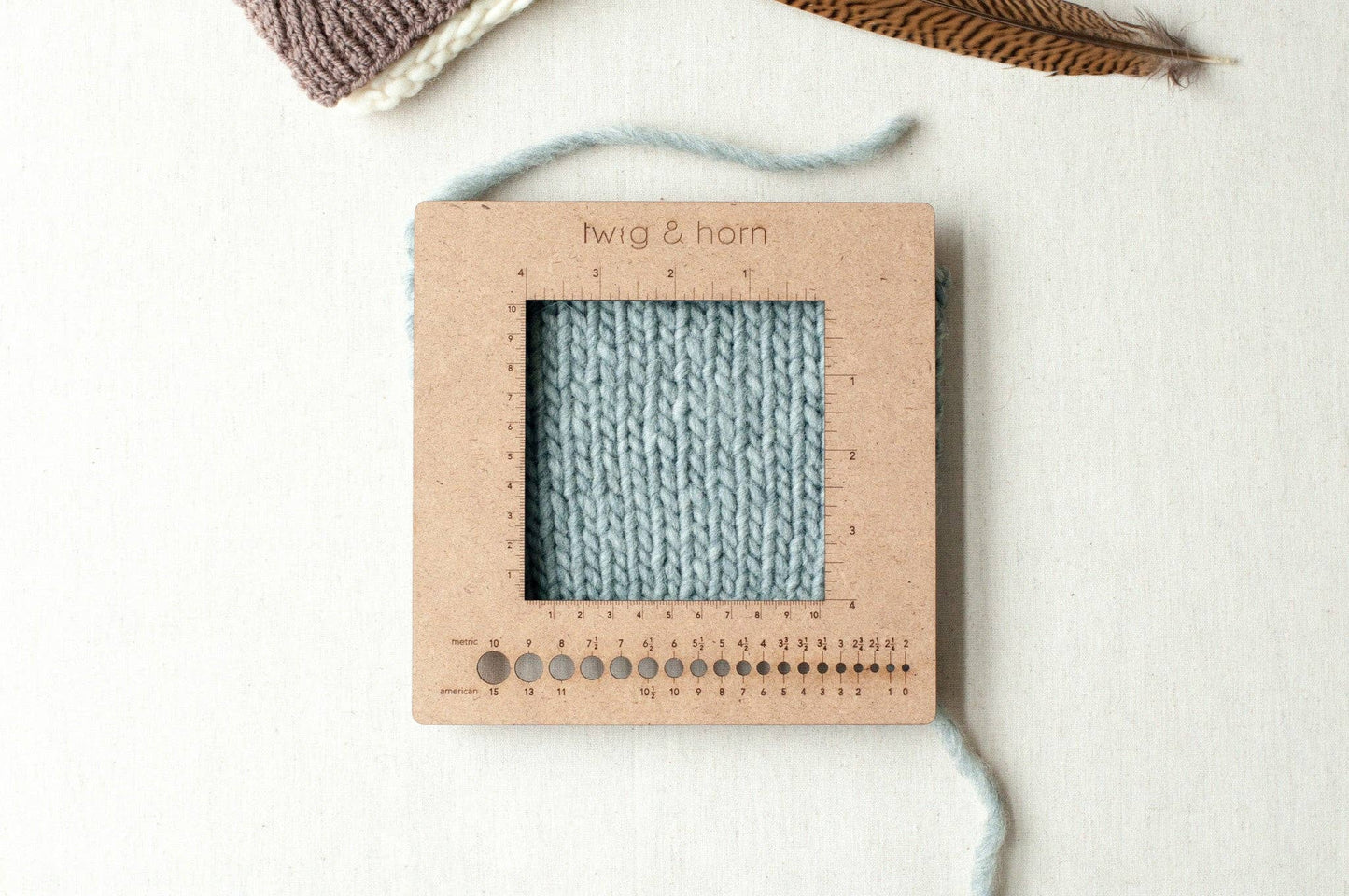 Twig & Horn Square gauge ruler