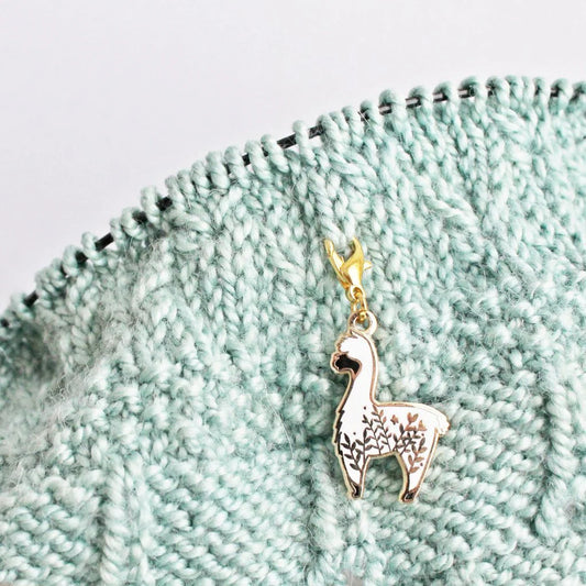Twill & Print - Little Alpaca Progress Keeper / Stitch Marker