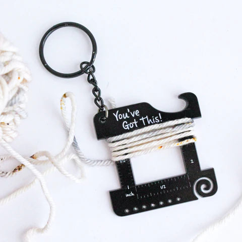 Twill & Print - Matte Black 'You've Got this!' Keychain Multi Tool
