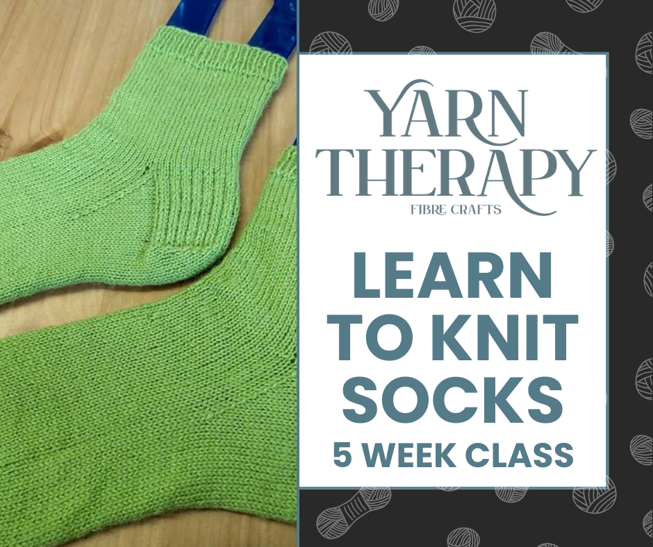 Learn to Knit Socks Top Down - 5 Week Class