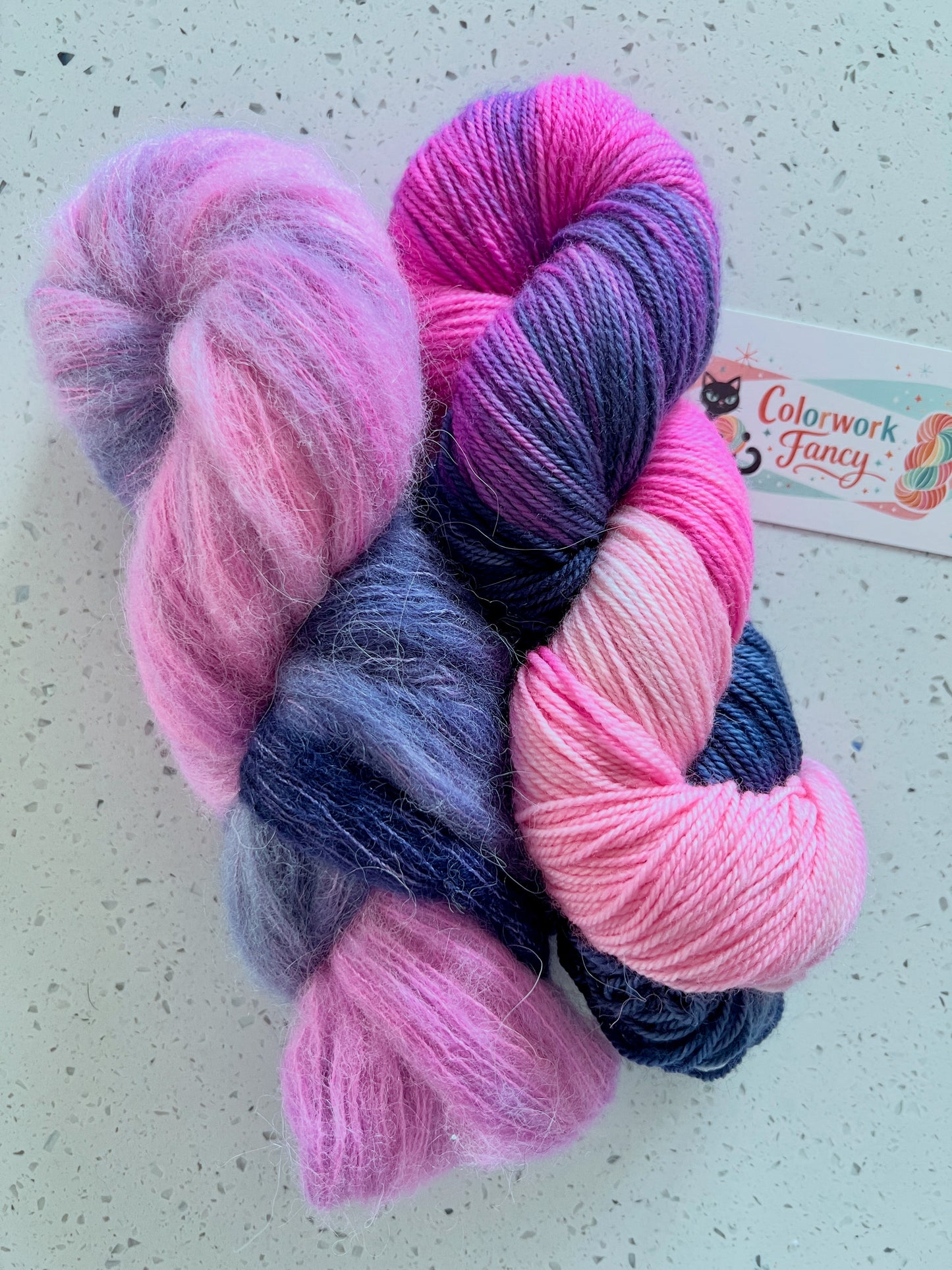 BFL Superwash / Nylon + Suri Silk Double Set I Colorwork Fancy
