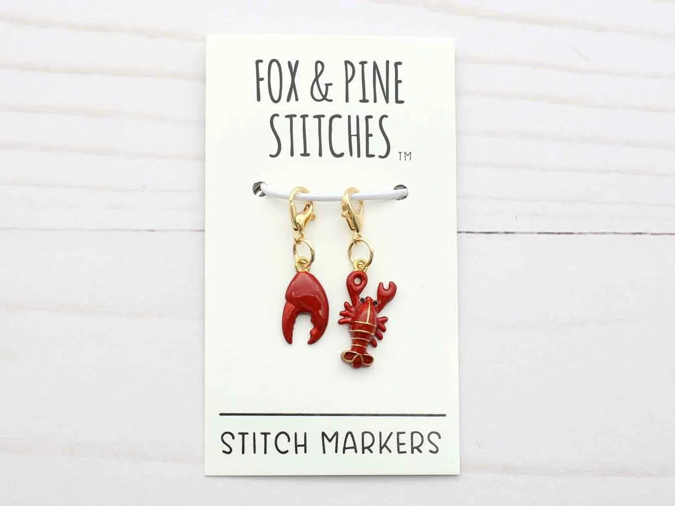 Lobster | Stitch Markers
