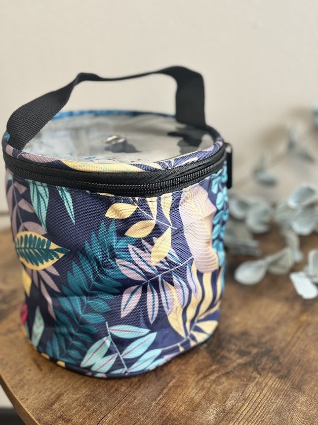 Small Yarn Tote I Clear Top