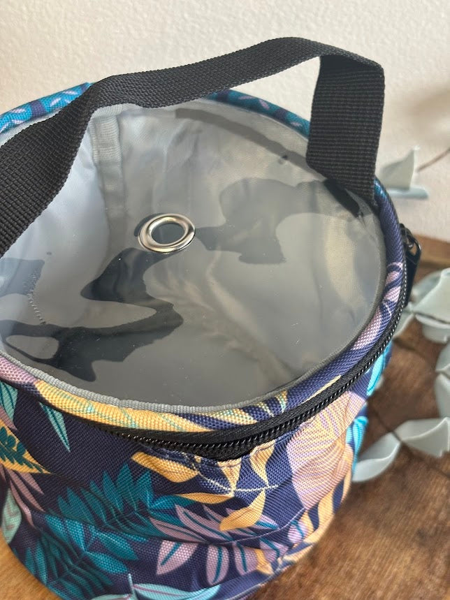 Small Yarn Tote I Clear Top