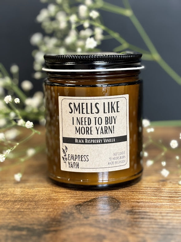 8oz Candle - Smell's Like More Yarn