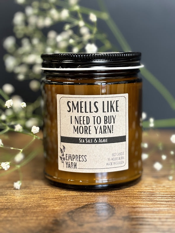 8oz Candle - Smell's Like More Yarn