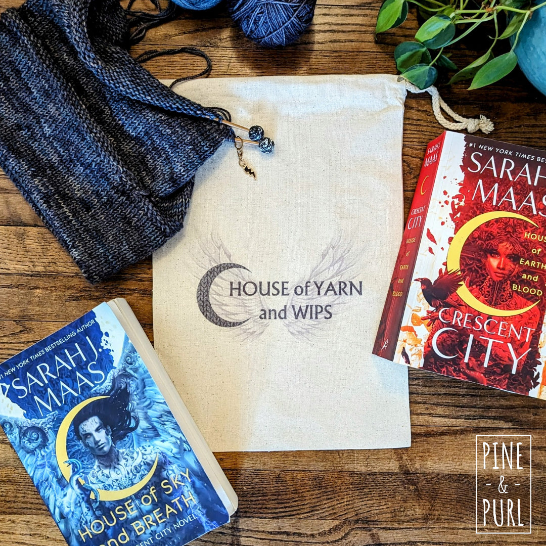 Pine & Purl Drawstring Project Bags