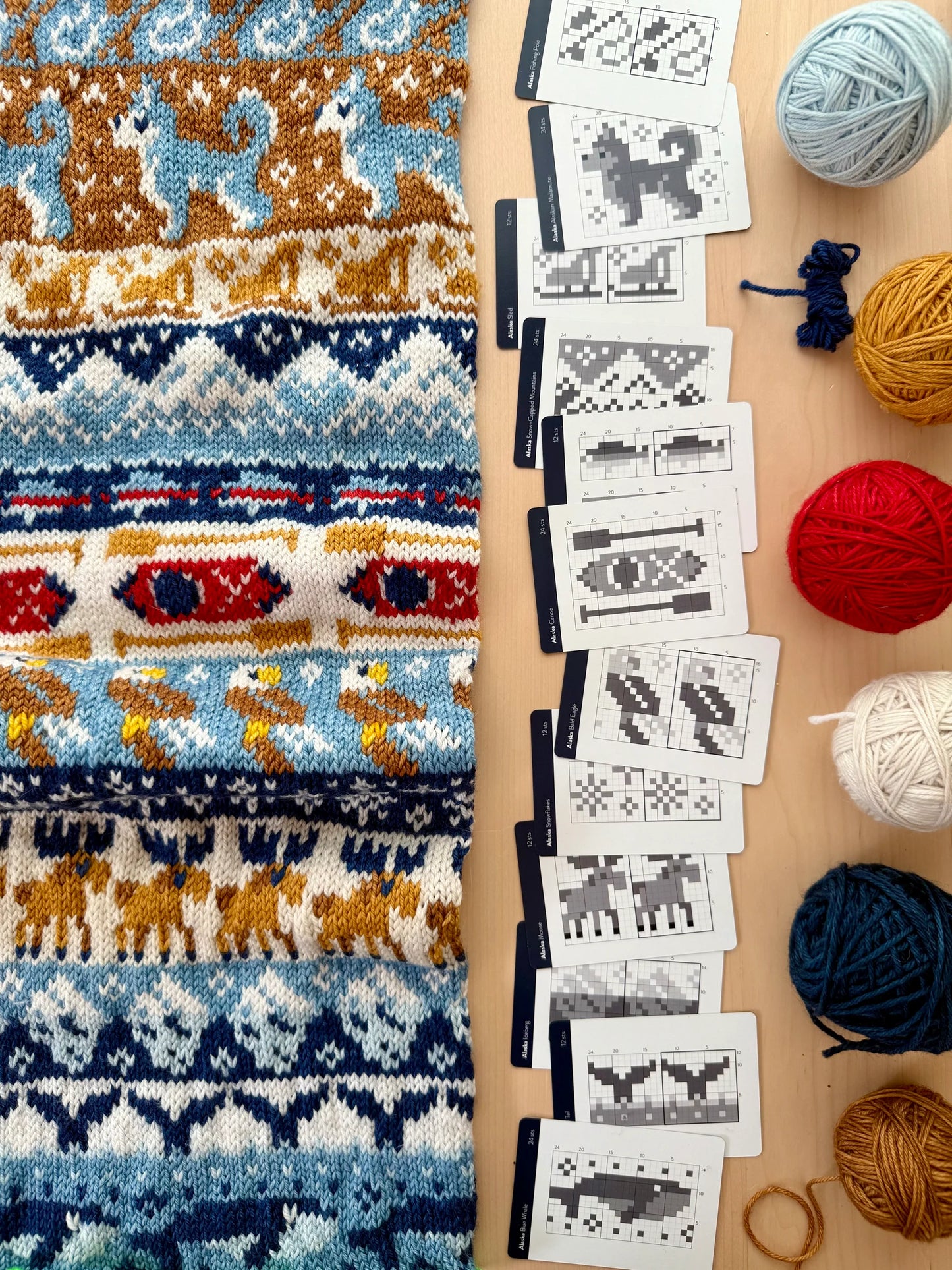 Pacific Knit Co Doodle Card Decks - Alaska Theme (Foil Pack)
