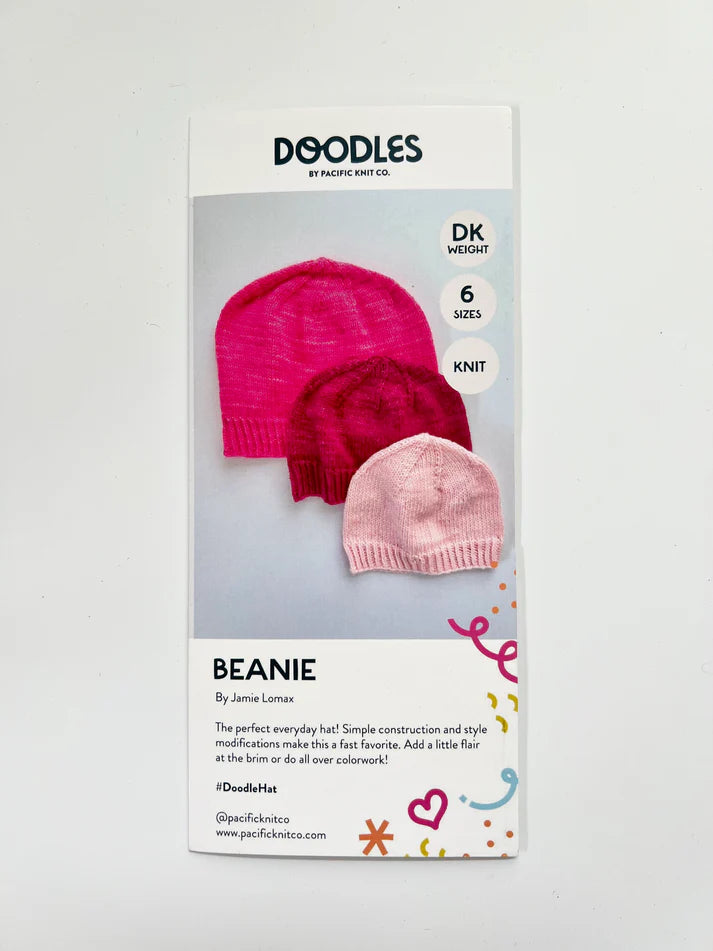 Pacific Knit Co. Base Doodle Beanie Pattern Card