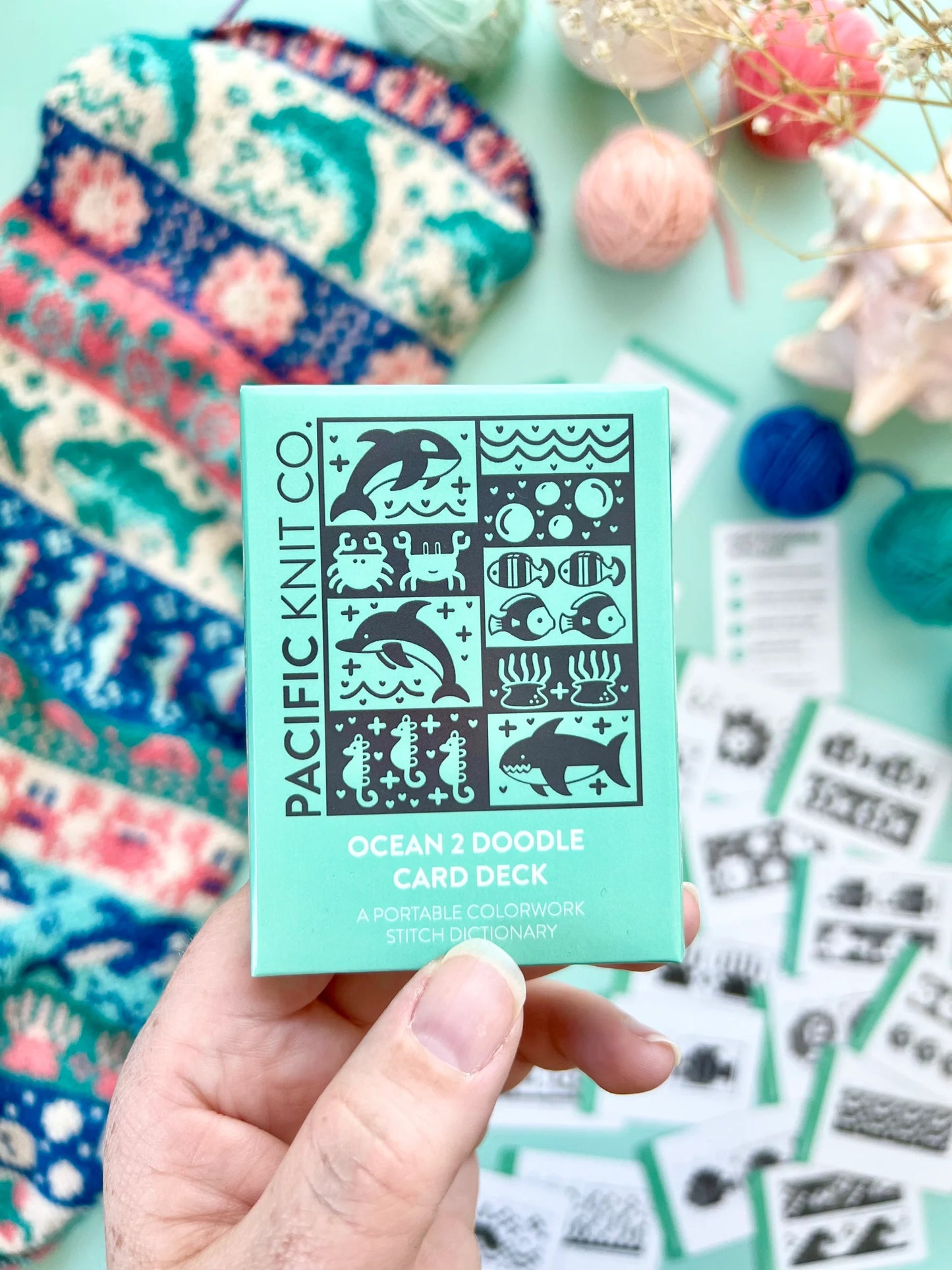 Pacific Knit Co Doodle Card Decks - Ocean Theme (Half Deck)