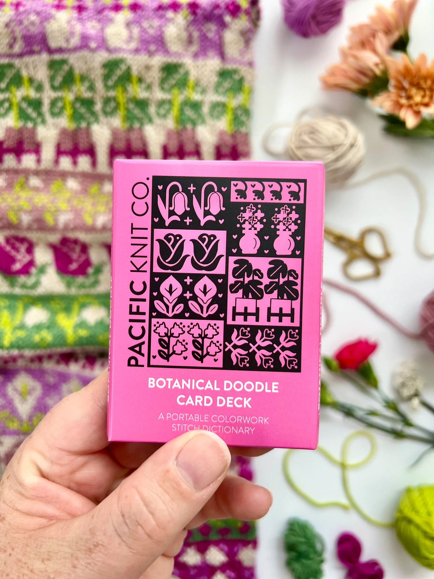 Pacific Knit Co Doodle Card Decks - Botanical Theme (Half Deck)