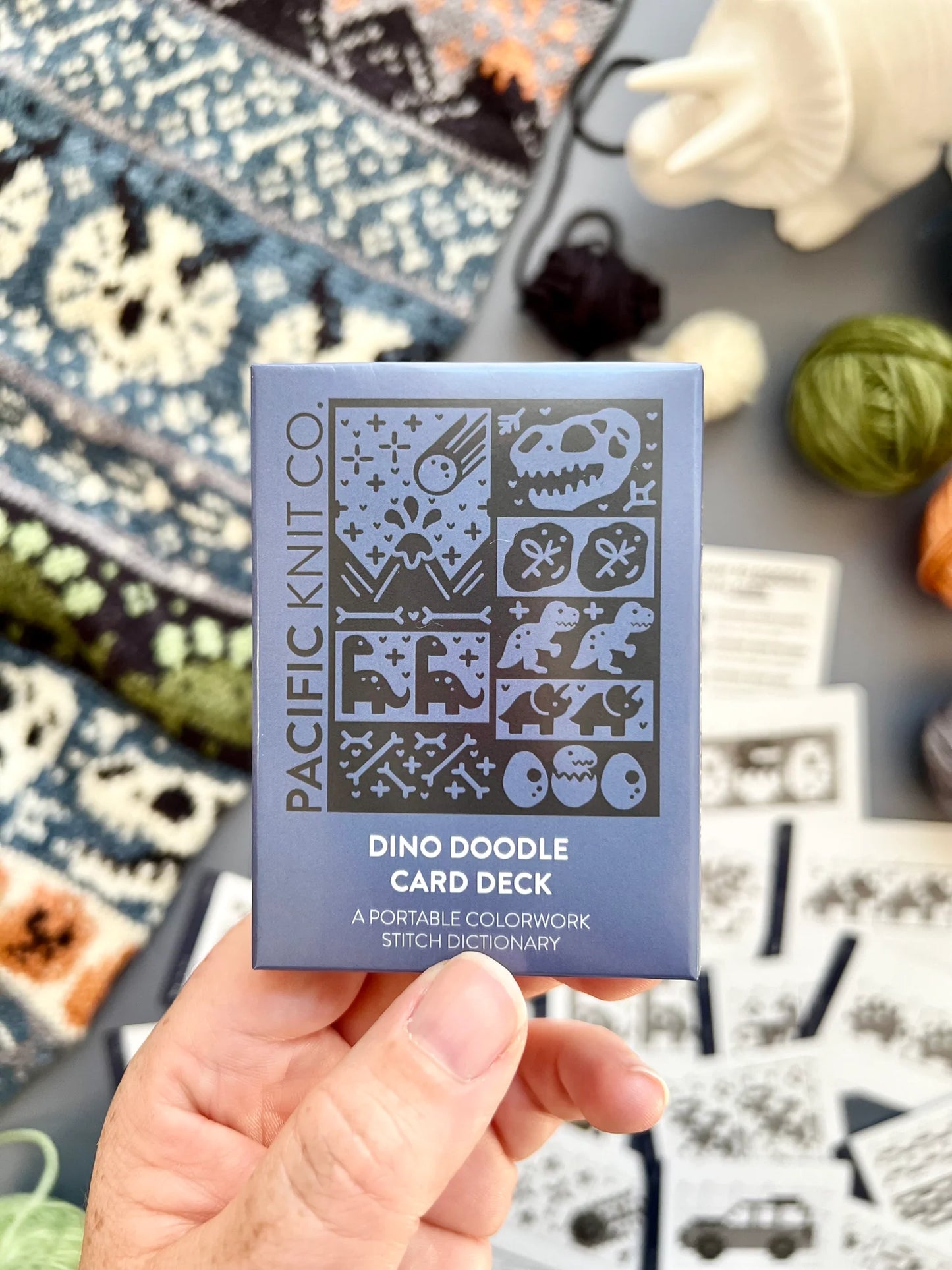 Pacific Knit Co Doodle Card Decks - Dino Theme (Half Deck)