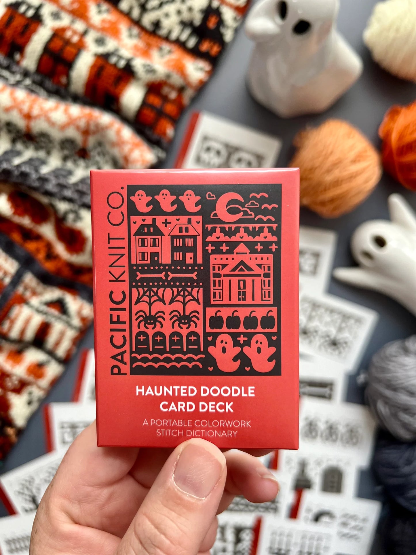 Pacific Knit Co Doodle Card Deck - Haunted Theme (Half Deck)