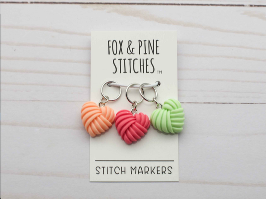 Heart Knot | Stitch Markers
