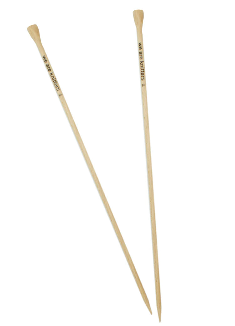 WAK - Straight Beechwood Knitting Needles