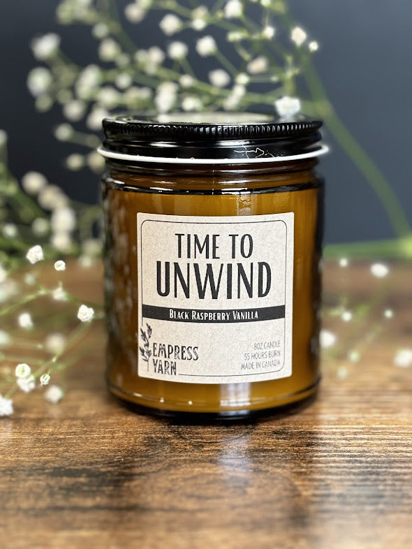 8oz Candle - Time To Unwind