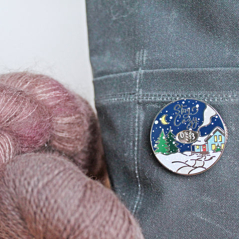 Twill & Print - Winter Row Counter Enamel Pin