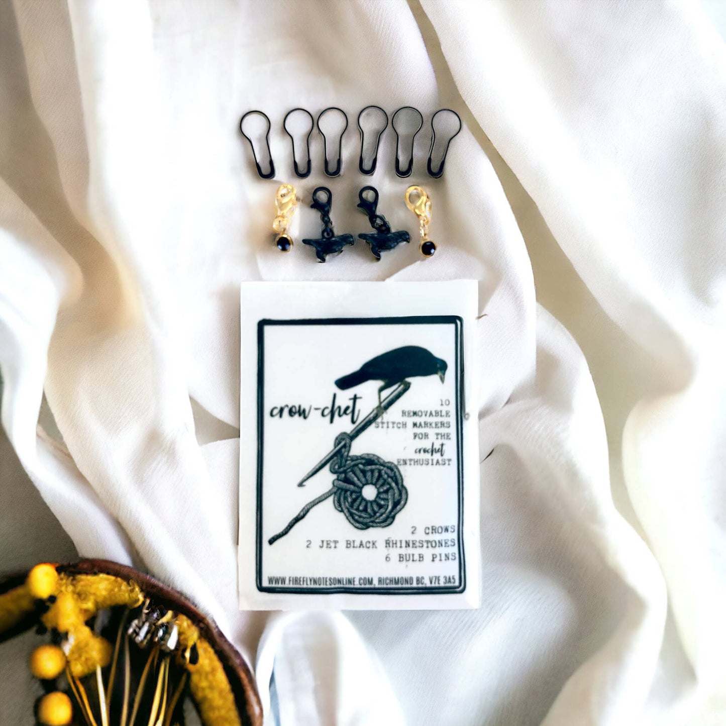 Crow-chet Crochet Stitch Marker Pack