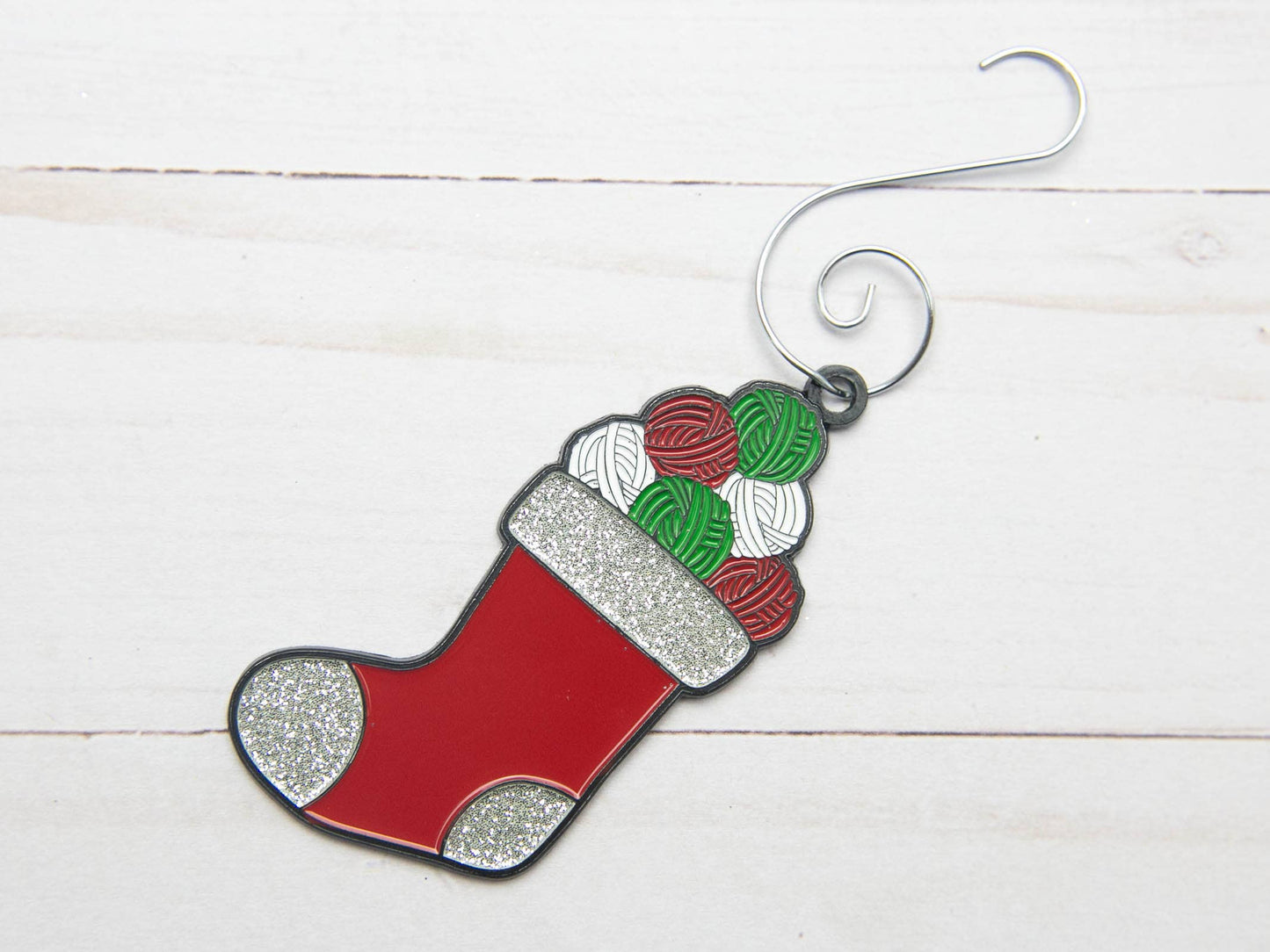 Christmas Stocking Yarn Ornament Knitting Crochet Tree