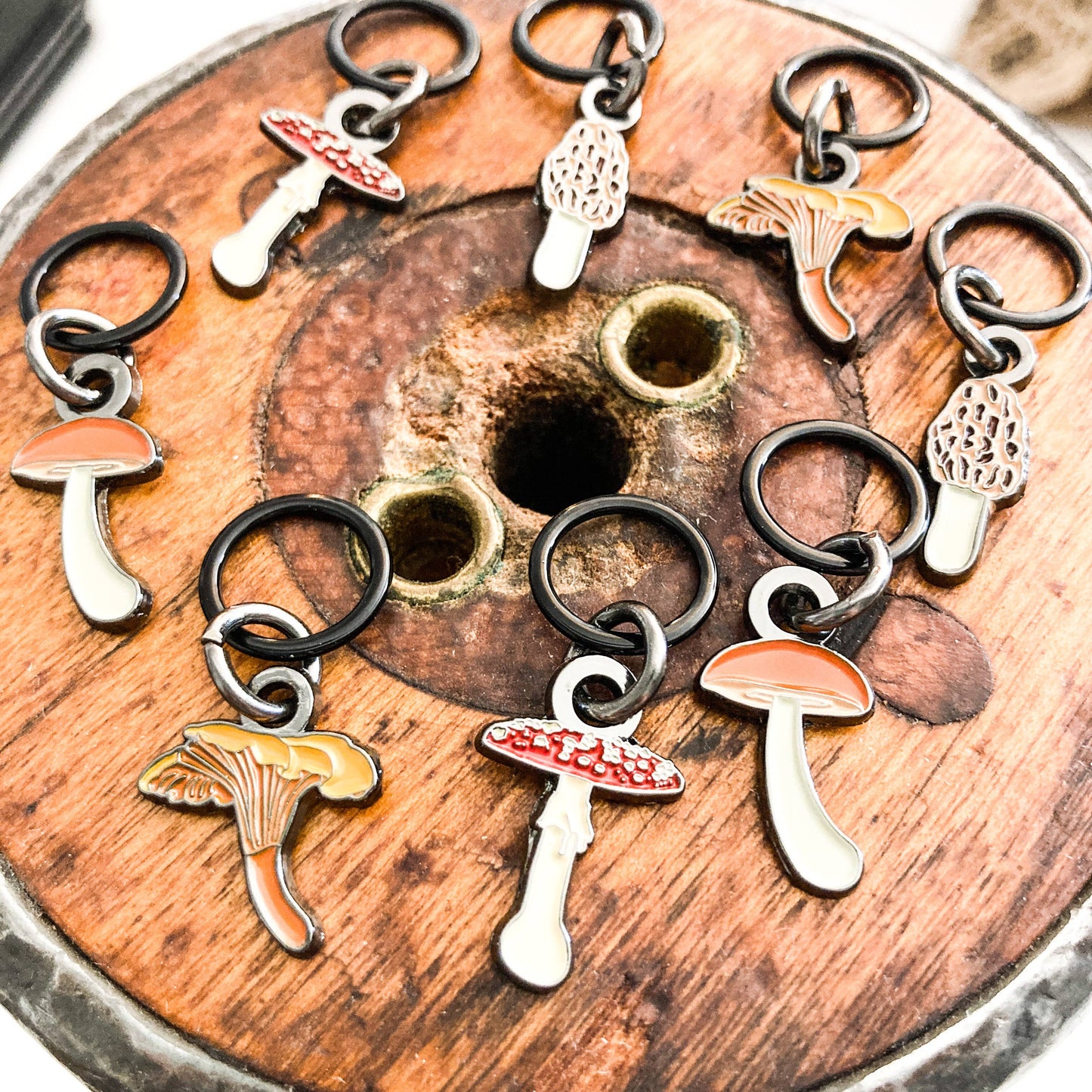 Firefly Notes - Makers mushrooms Stitch Marker Pack