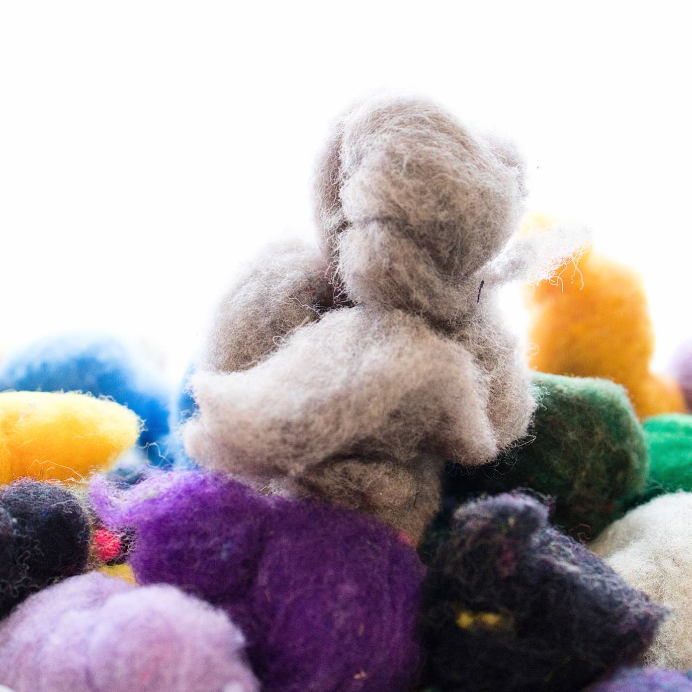 Bulk Needle Felting Wool, Random Mix of 5 gram bits, Felting