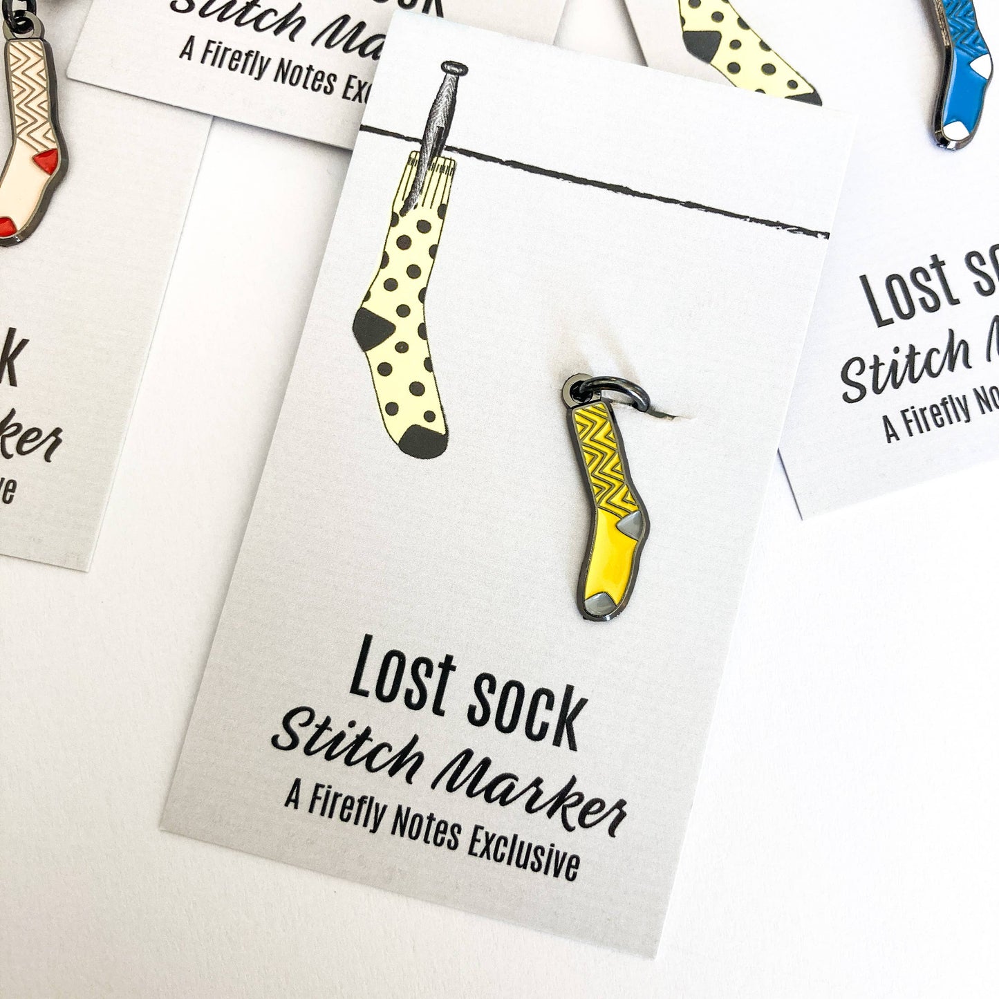 Firefly Notes - Lost sock single stitch marker