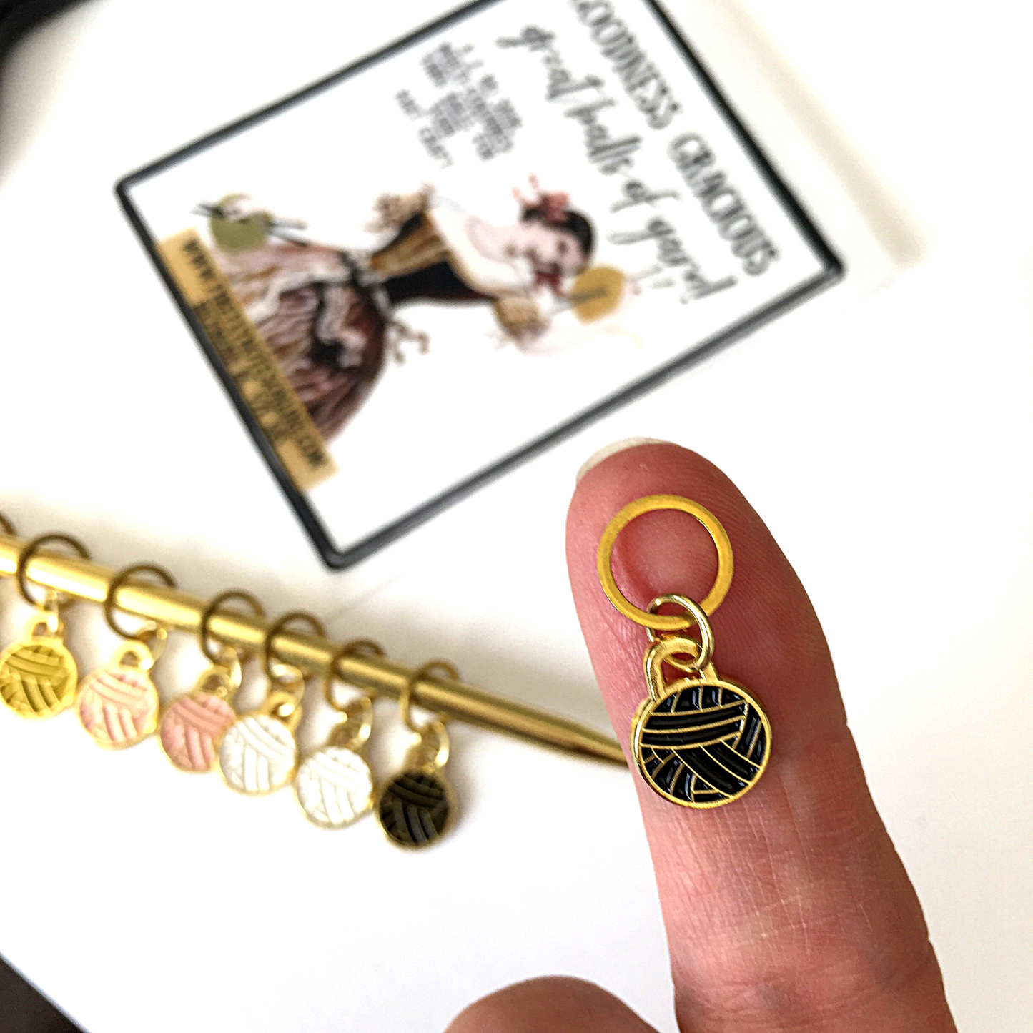 Firefly Notes - Yarn Ball Stitch Marker Pack