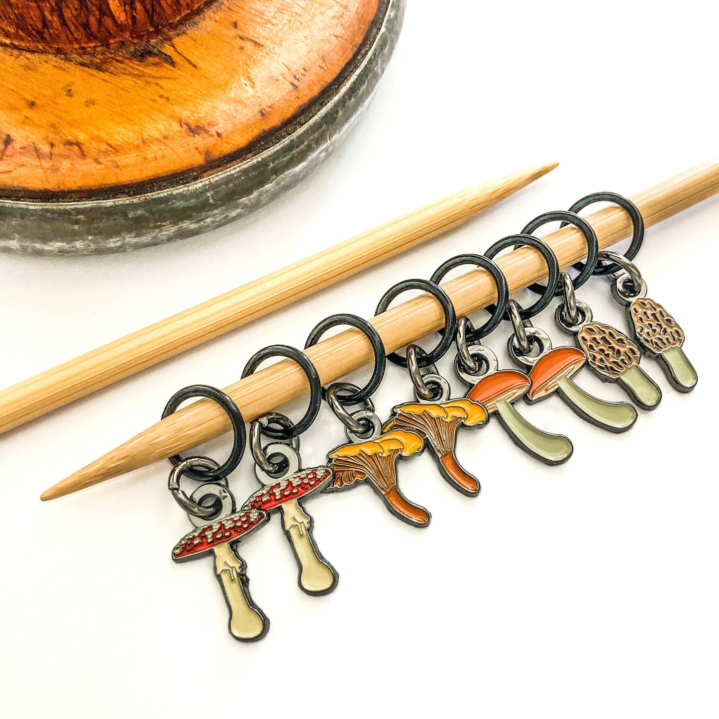 Firefly Notes - Makers mushrooms Stitch Marker Pack