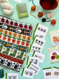 Pacific Knit Co Doodle Card Deck - Garden Theme (Half Deck)