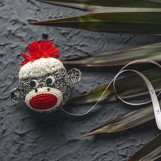 Lantern Moon Sock Monkey Measuring Tape