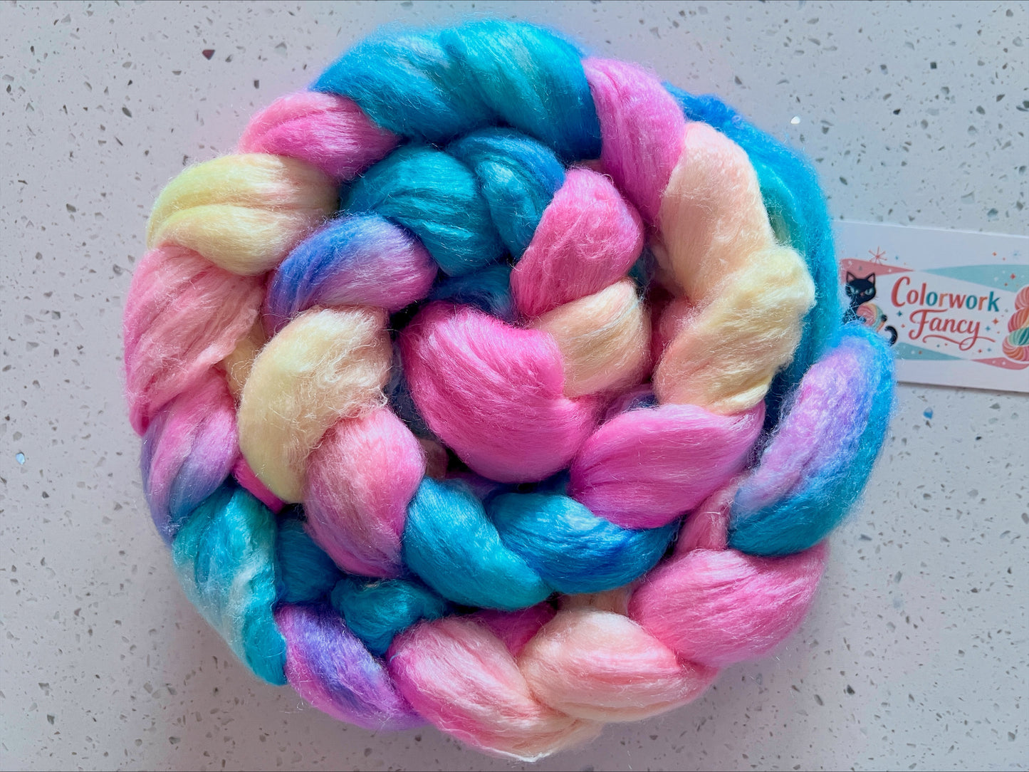 80%Superwash Micron Merino + 20% Silk Roving I Colorwork Fancy