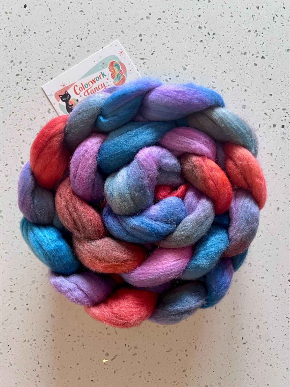 Non Superwash Merino Roving I Colorwork Fancy