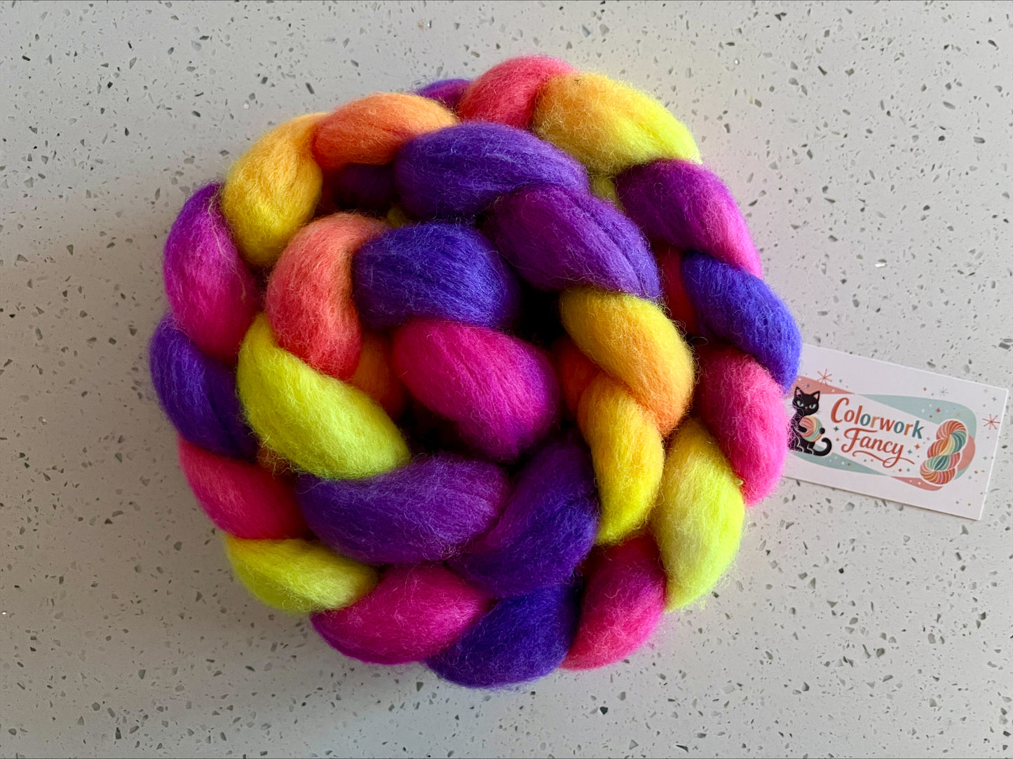 Non Superwash BFL Roving I Colorwork Fancy