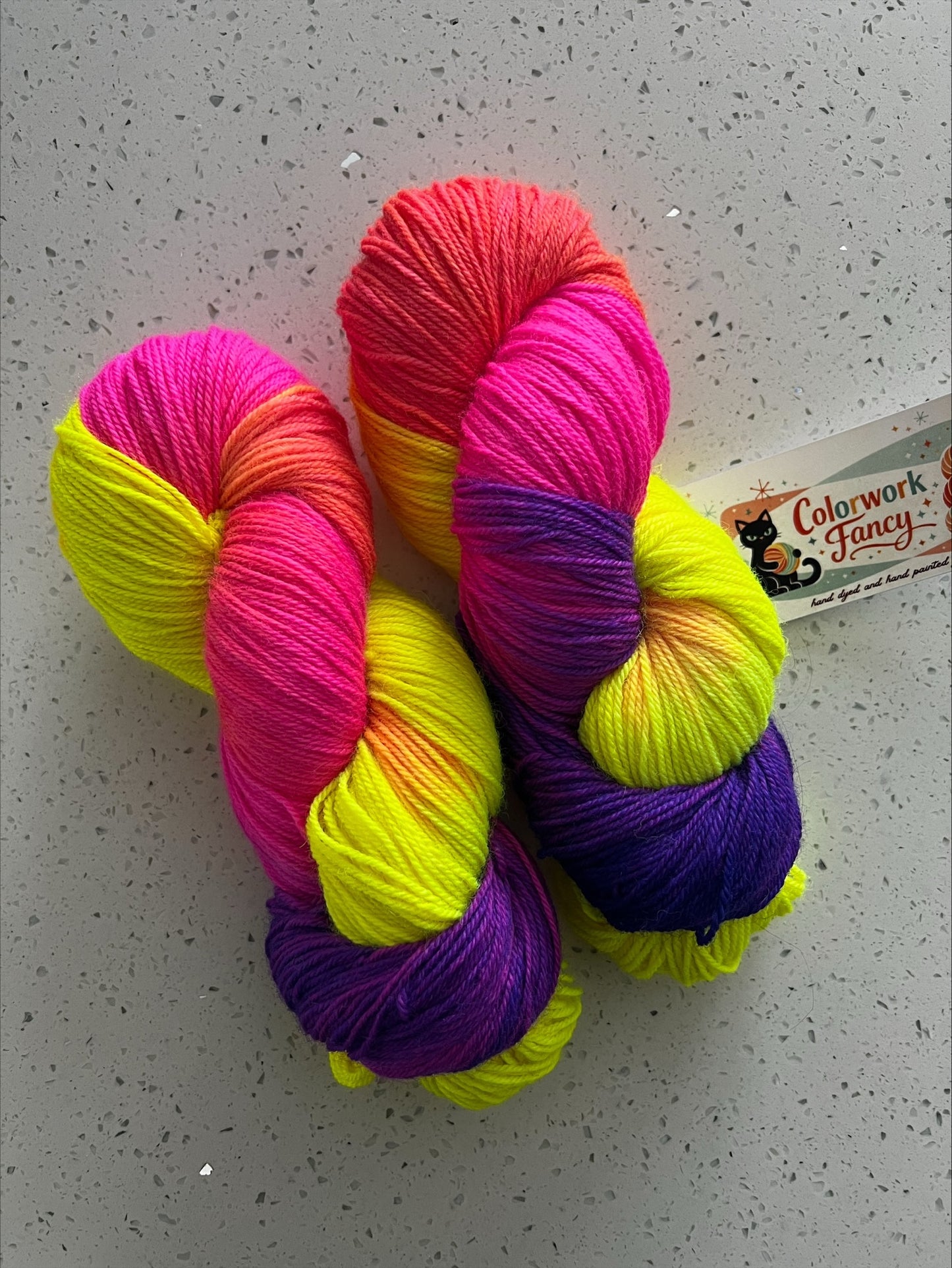 BFL Superwash + Nylon Sock I Colorwork Fancy