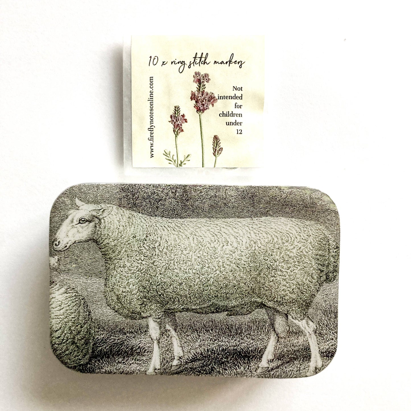 Firefly Notes Notions Tin, Sheep Knitting Kit