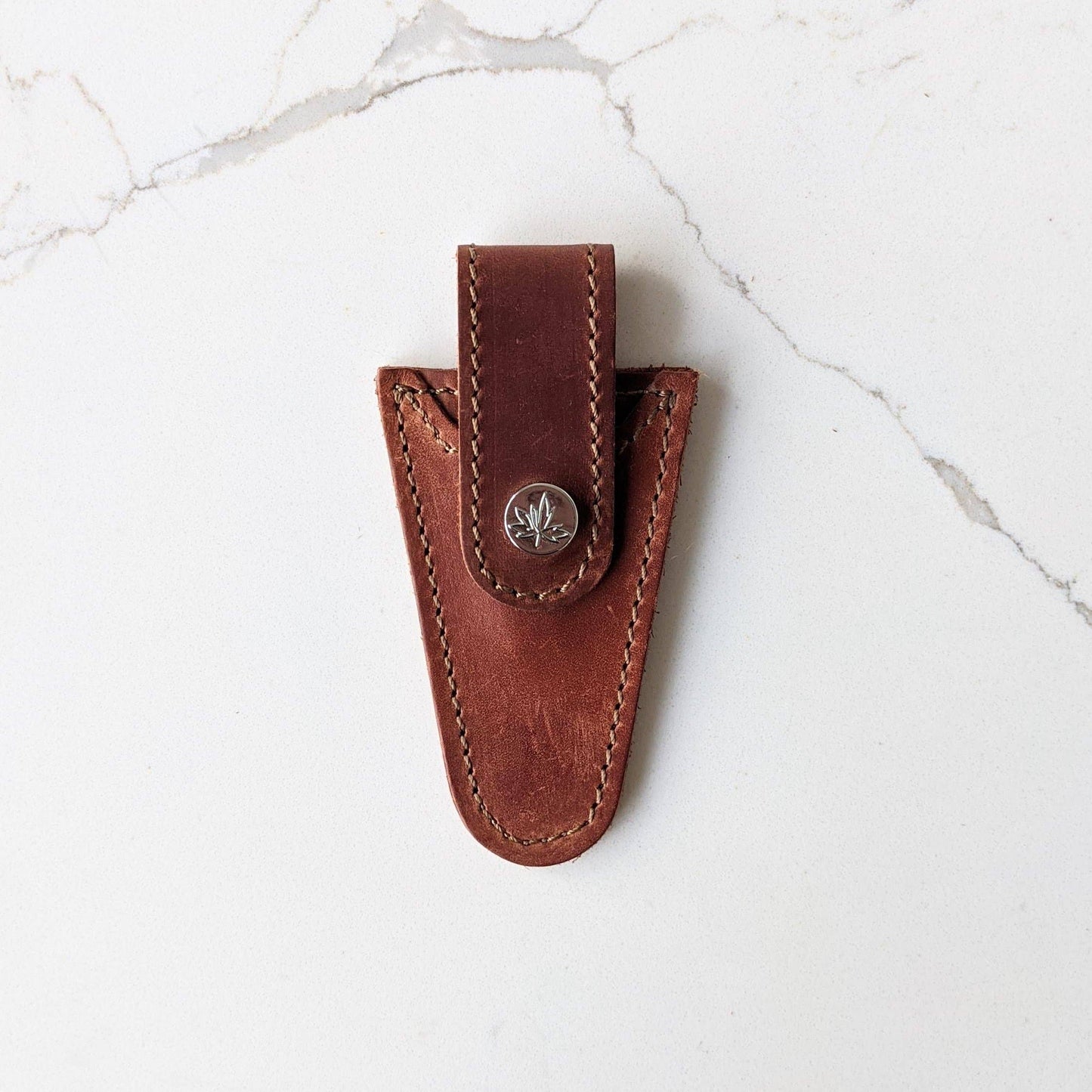 Thread and Maple Leather Scissors Sheath