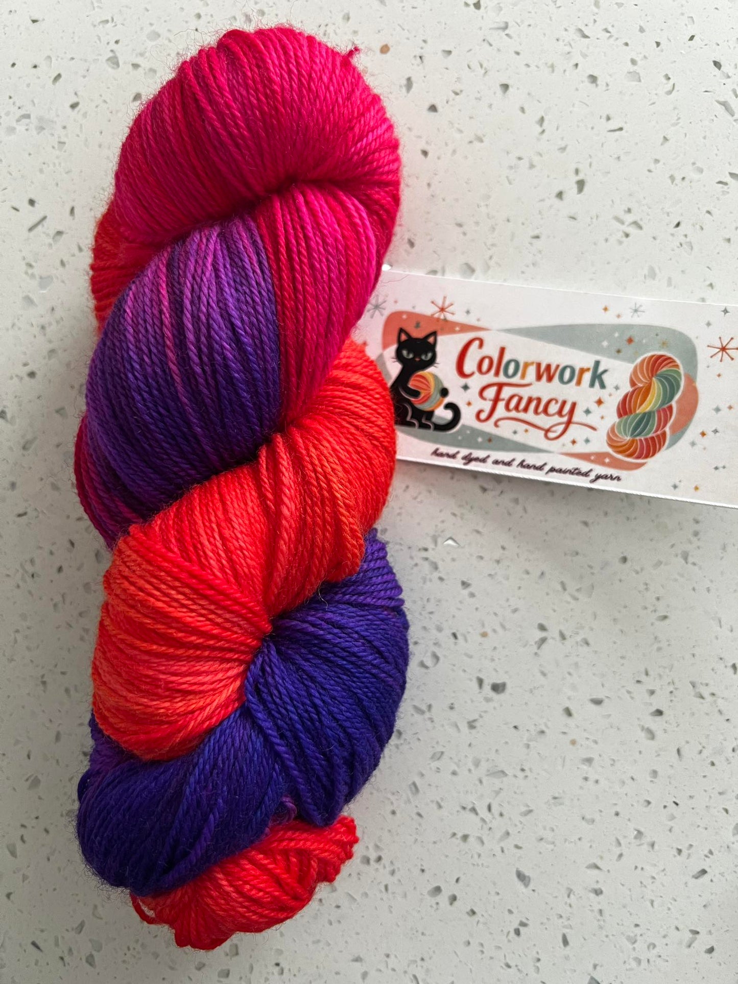 Superwash Merino + Nylon Sock  I  Colorwork Fancy
