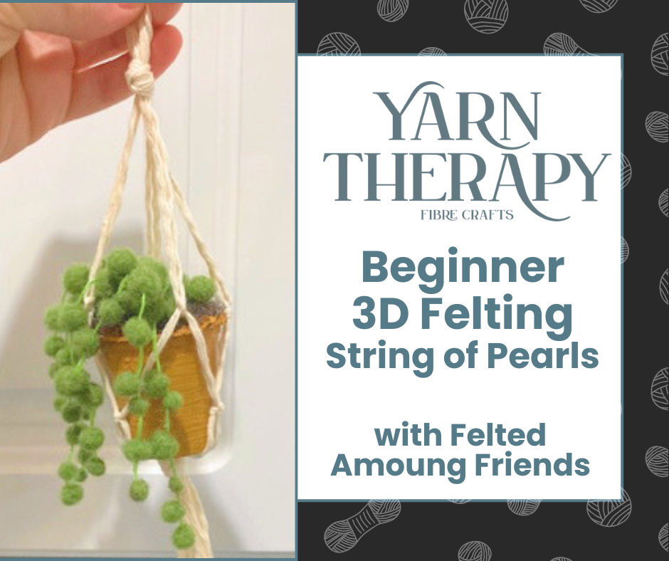 3D Felting Workshop - String of Pearls