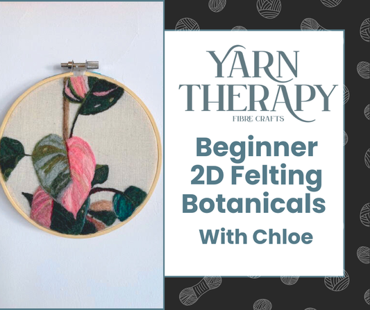 3 Week Beginner 2D Felting Botanicals