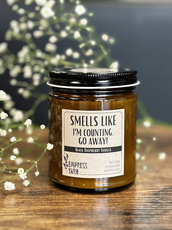 8oz Candle - Smell's Like I'm Counting