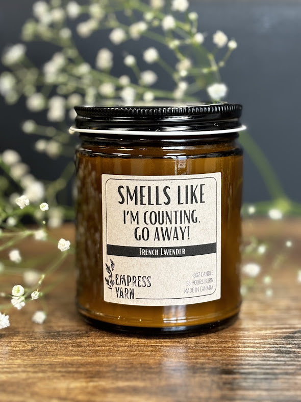 8oz Candle - Smell's Like I'm Counting